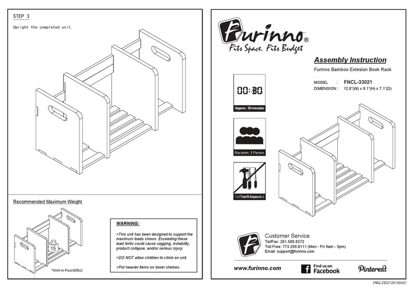 Furinno FNCL-33021 Assembly instruction Furinno FNCL-33021 Assembly instruction