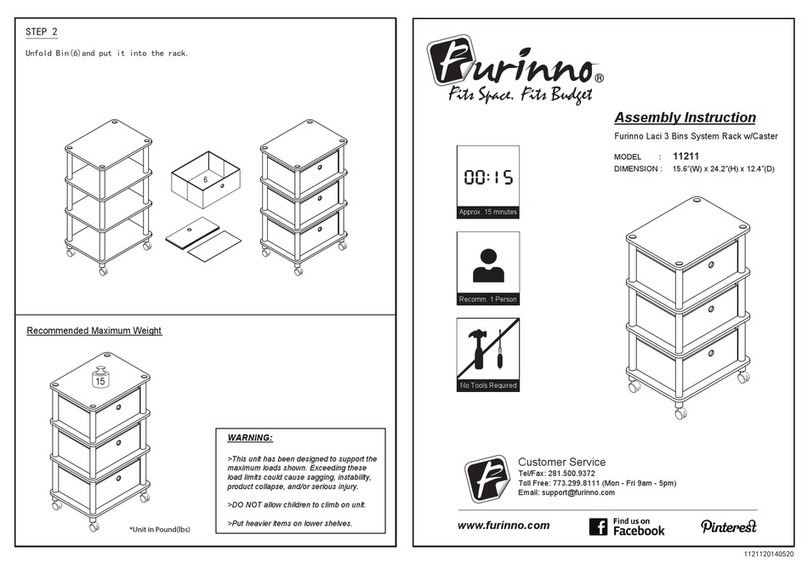 Furinno 11211 Assembly instruction Furinno 11211 Assembly instruction