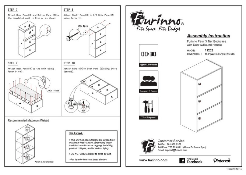 Furinno 11202 Assembly instruction