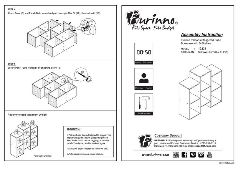 Furinno 12221 Assembly instruction