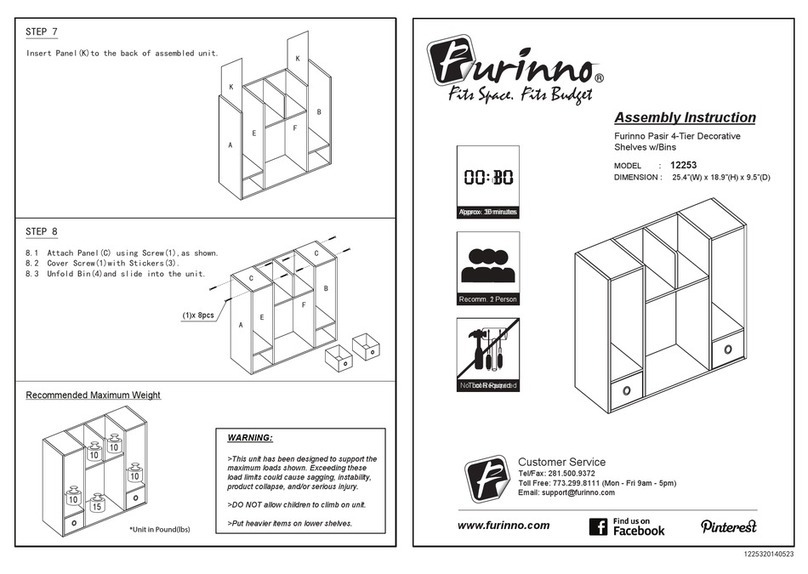 Furinno 12253 User manual Furinno 12253 User manual