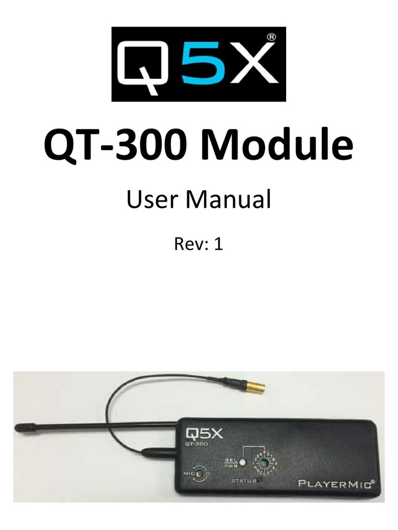 Q5X QT-300 User manual