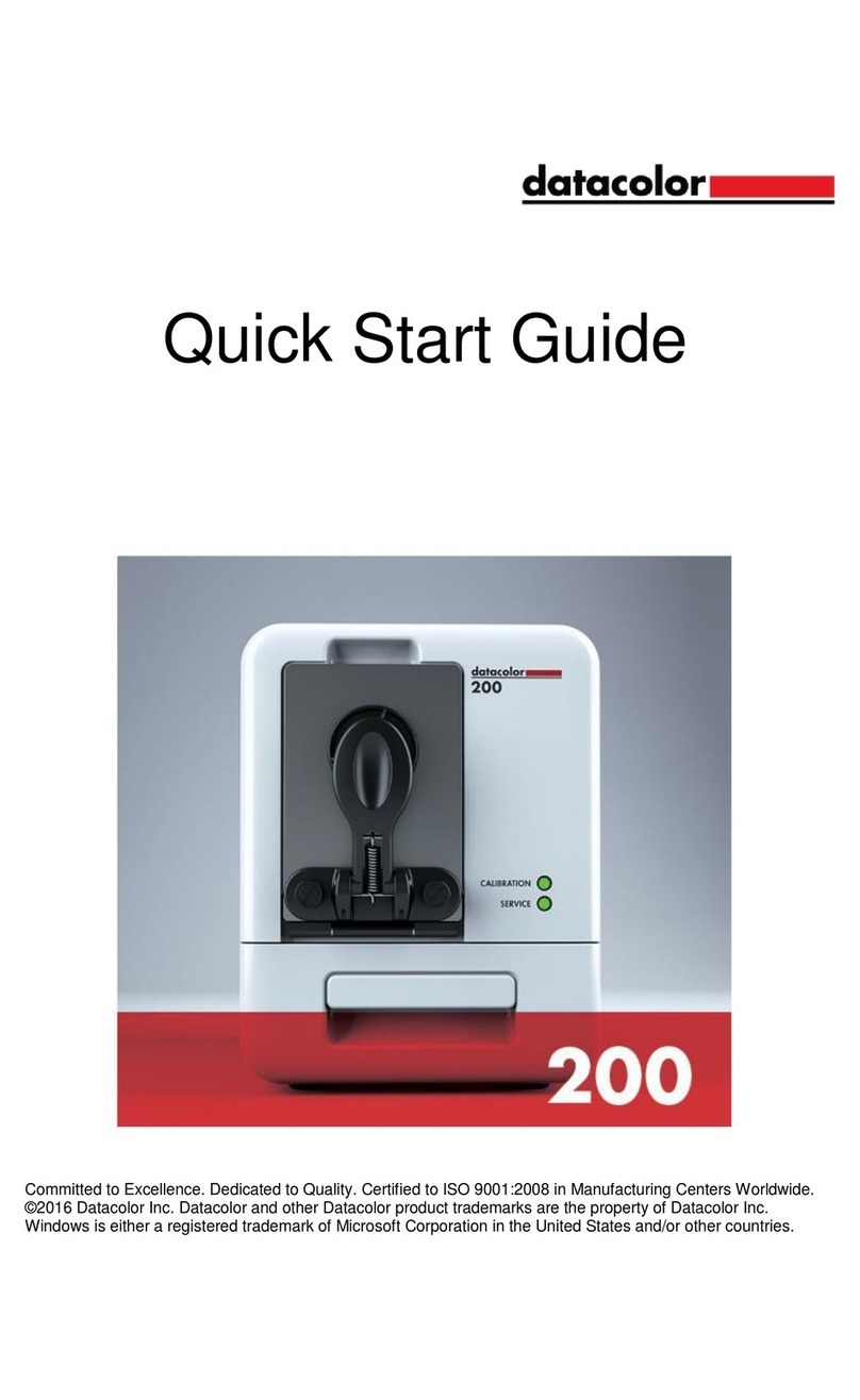 Datacolor 200 quick start guide