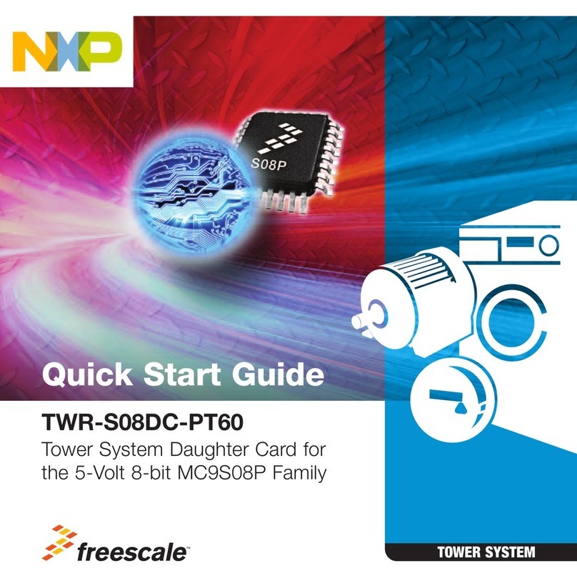 Freescale Semiconductor TWR-S08DC-PT60 User manual