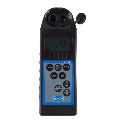 Hach MP-4 User manual