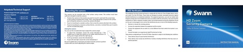 Swann PRO-1080ZLB instruction manual