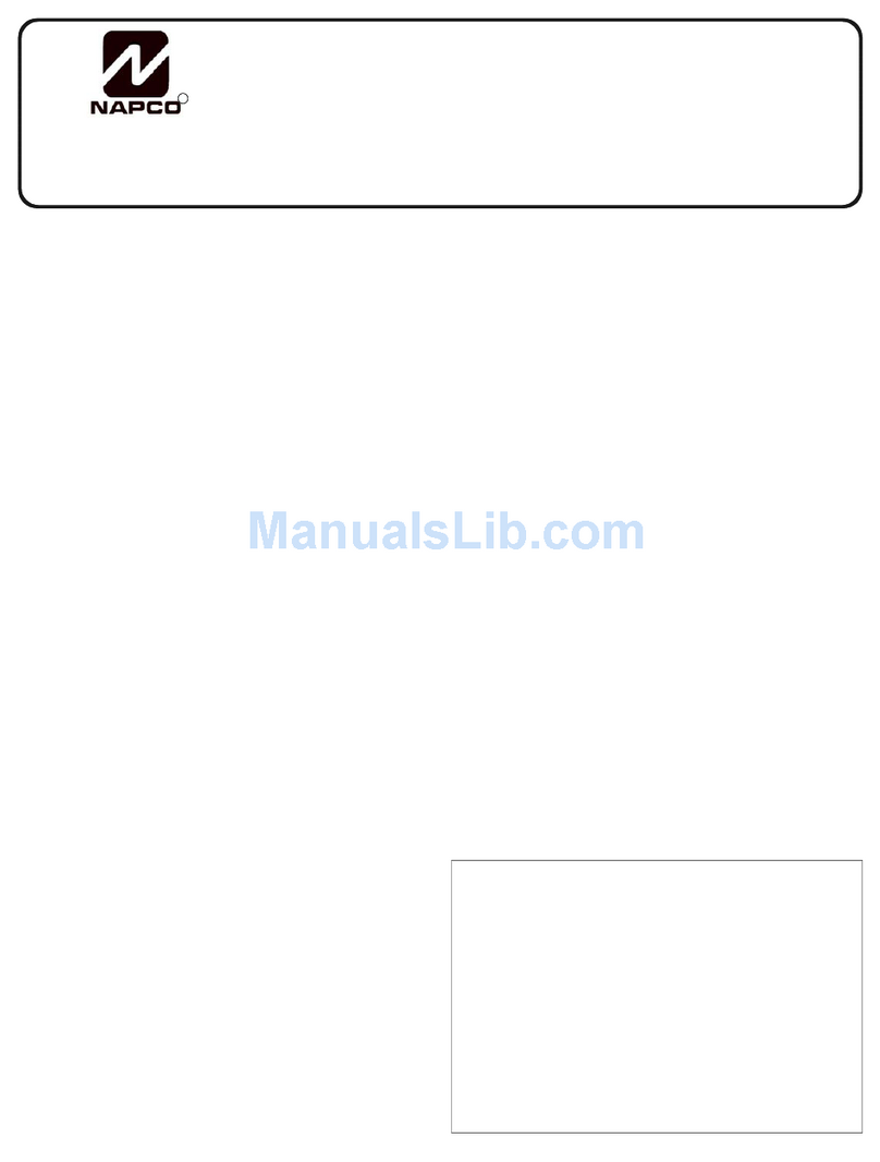 NAPCO GEM-ACM1D installation instructions