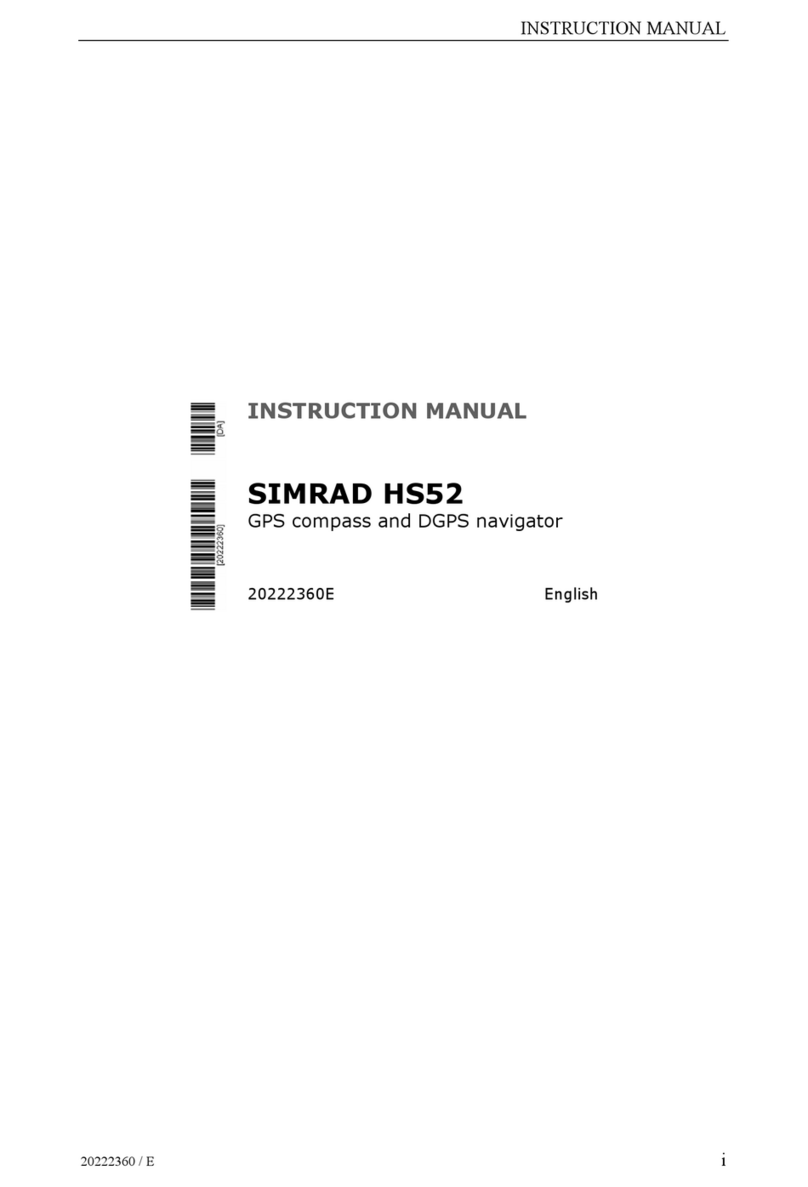 Simrad HS52 instruction manual