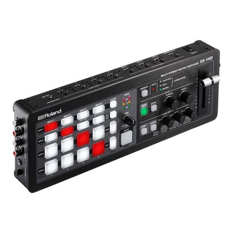 Roland XS-1HD User manual