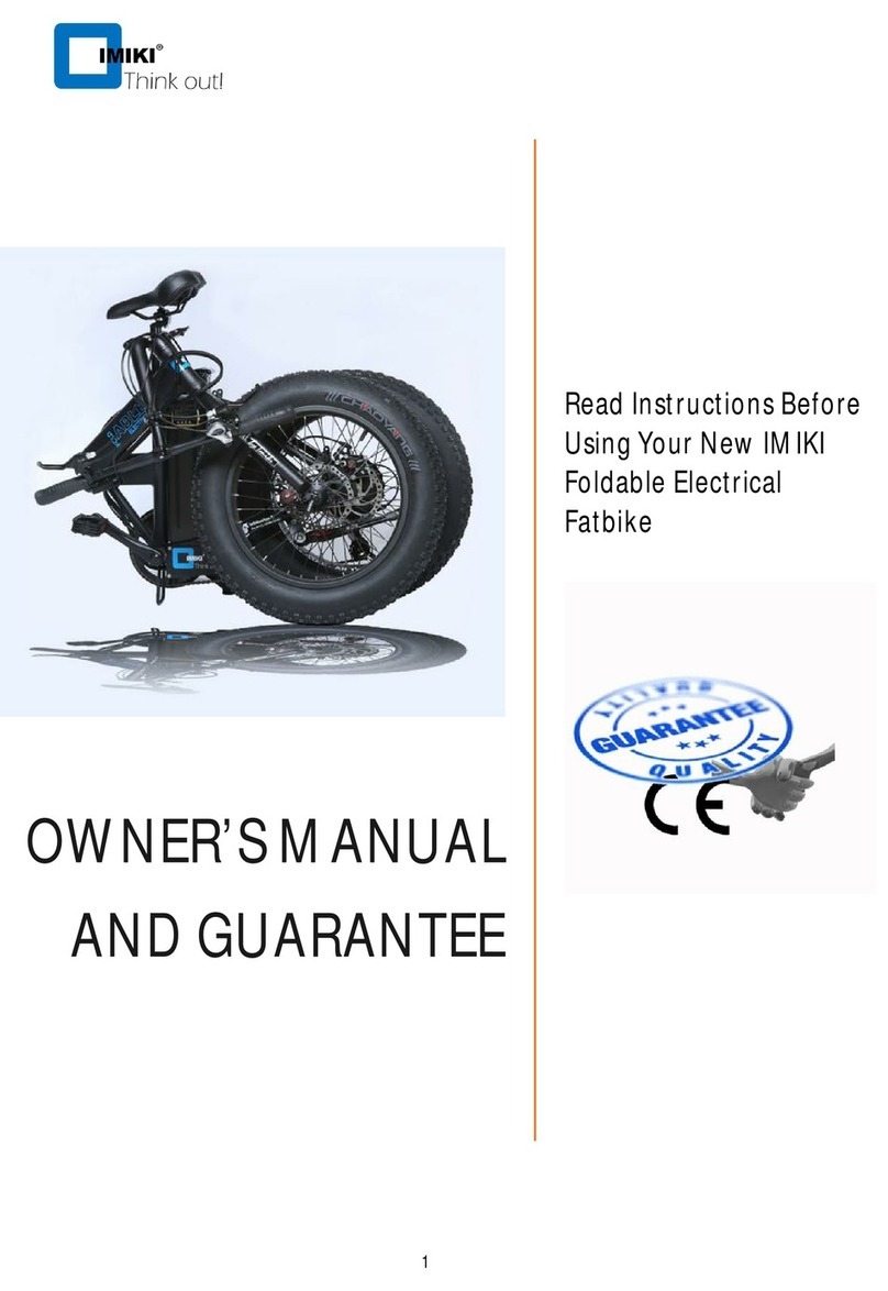 IMIKI Foldable Electrical Owners manual and guarantee