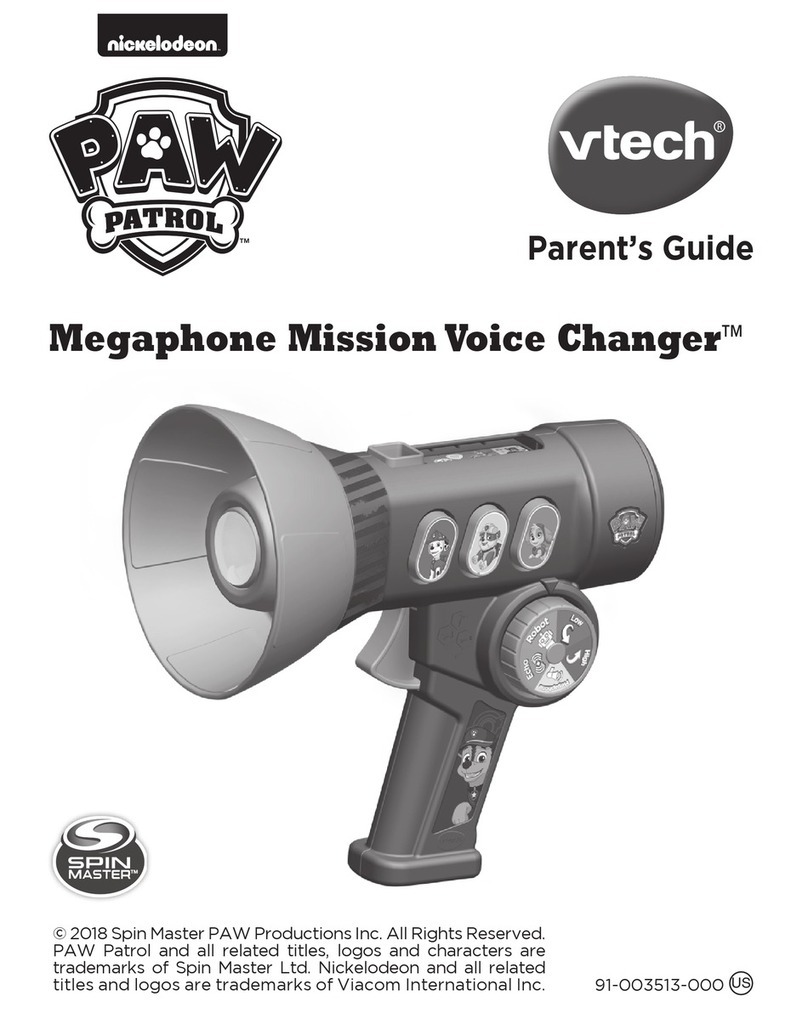 V-tech Megaphone Mission Voice Changer Assembly Instructions V-tech Megaphone Mission Voice Changer Assembly Instructions