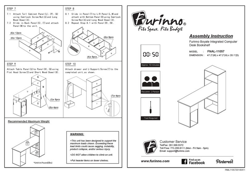 Furinno FNAL-11057 User manual Furinno FNAL-11057 User manual