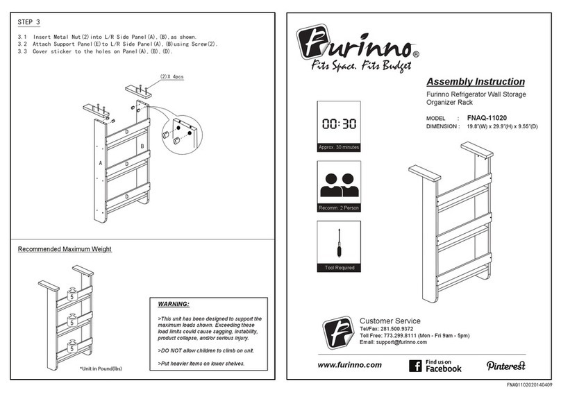 Furinno FNAQ-11020 User manual Furinno FNAQ-11020 User manual