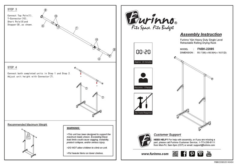 Furinno FNBK-22085 User manual Furinno FNBK-22085 User manual