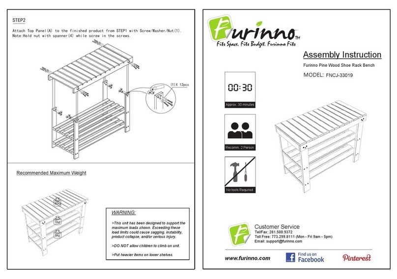 Furinno FNCJ-33019 User manual Furinno FNCJ-33019 User manual
