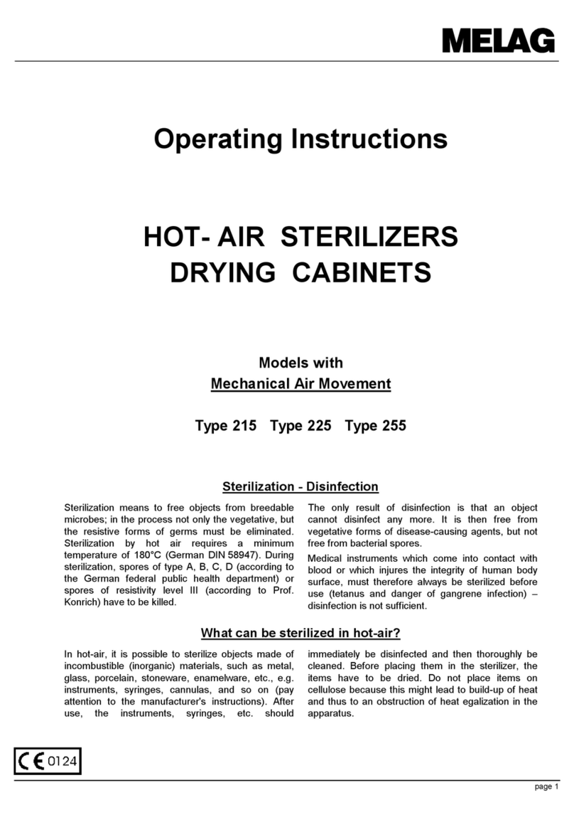 MELAG Type 215 operating instructions MELAG Type 215 operating instructions