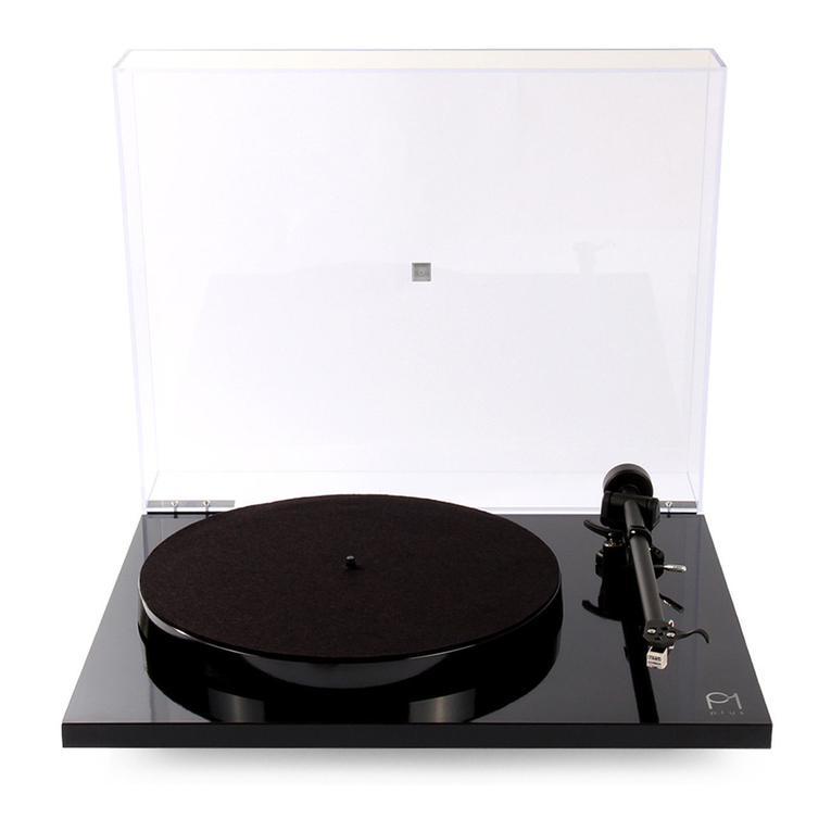 Rega P1 PLUS manual