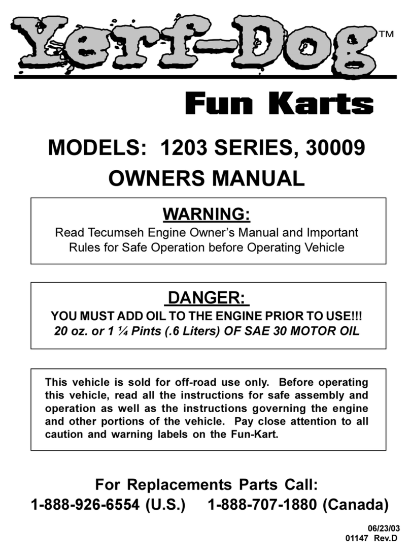 Yerf-Dog 1203 Series User manual