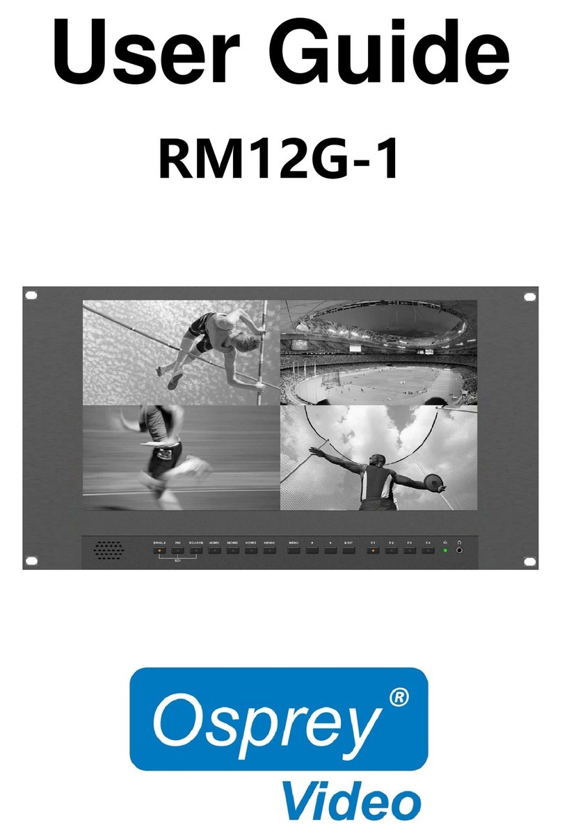 osprey video RM12G-1 user guide