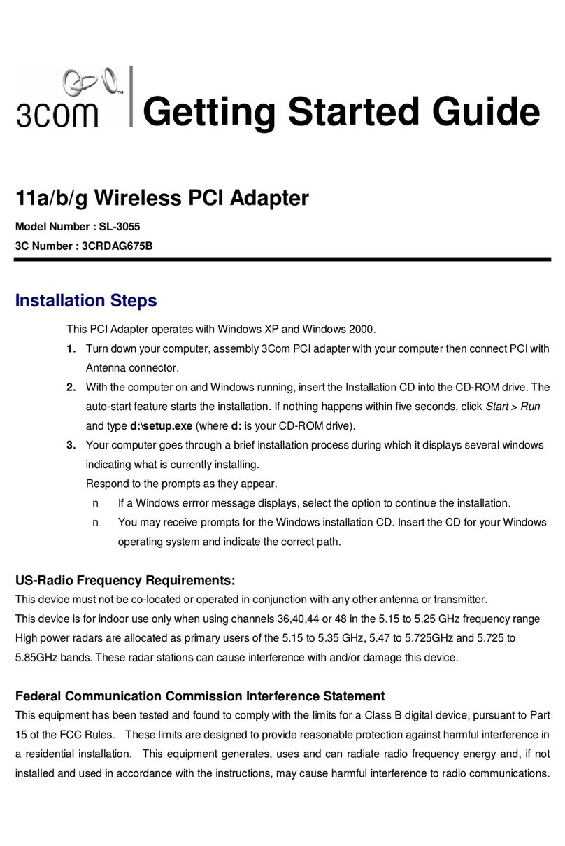 3Com SL-3055 Getting started guide