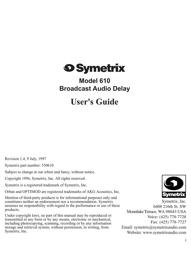 Symetrix 610 user guide