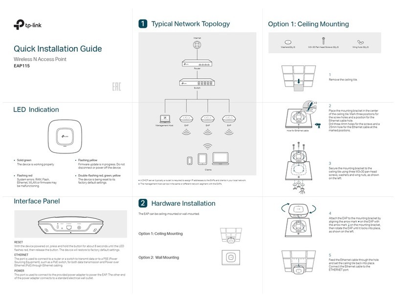 TP-Link Auranet EAP115 User manual