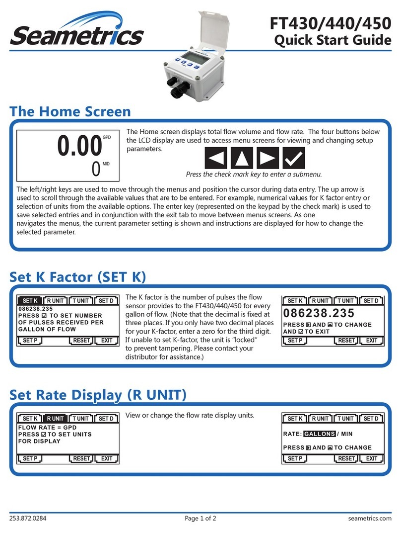 Seametrics FT430 quick start guide