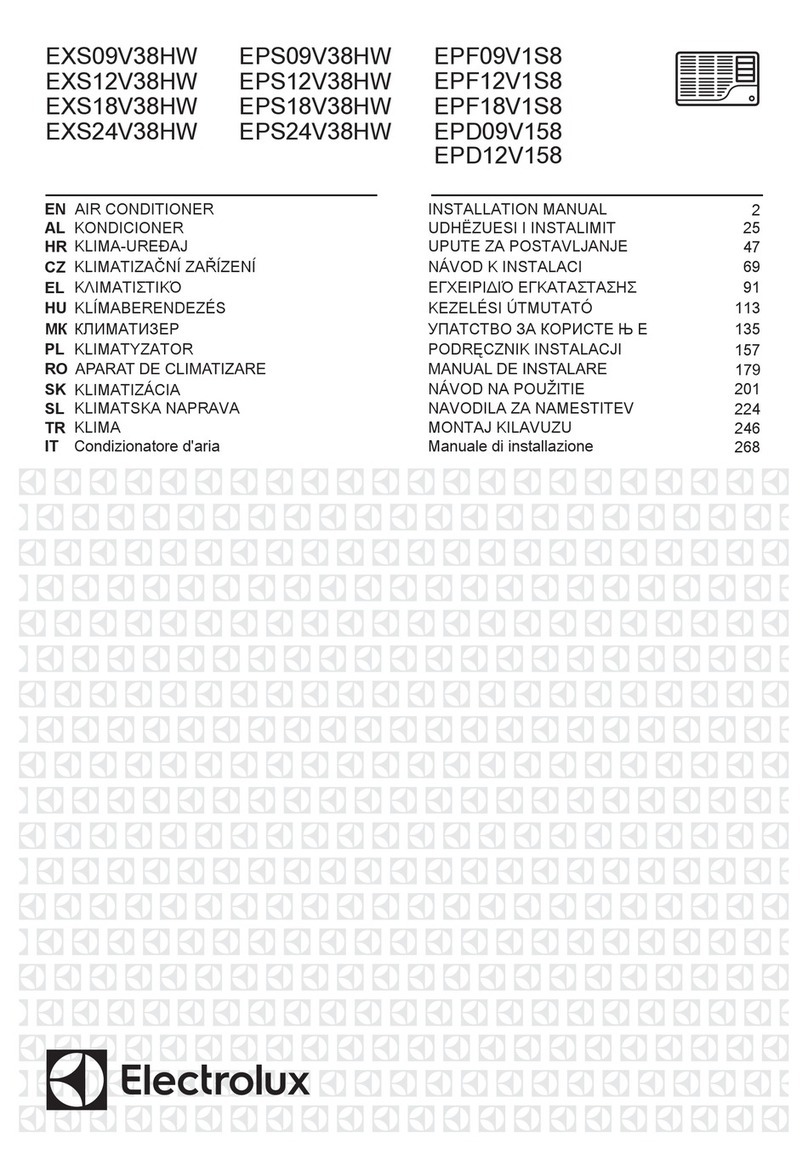 Electrolux EXS09V38HW User manual