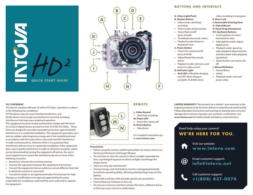 Intova HD2 User manual Intova HD2 User manual