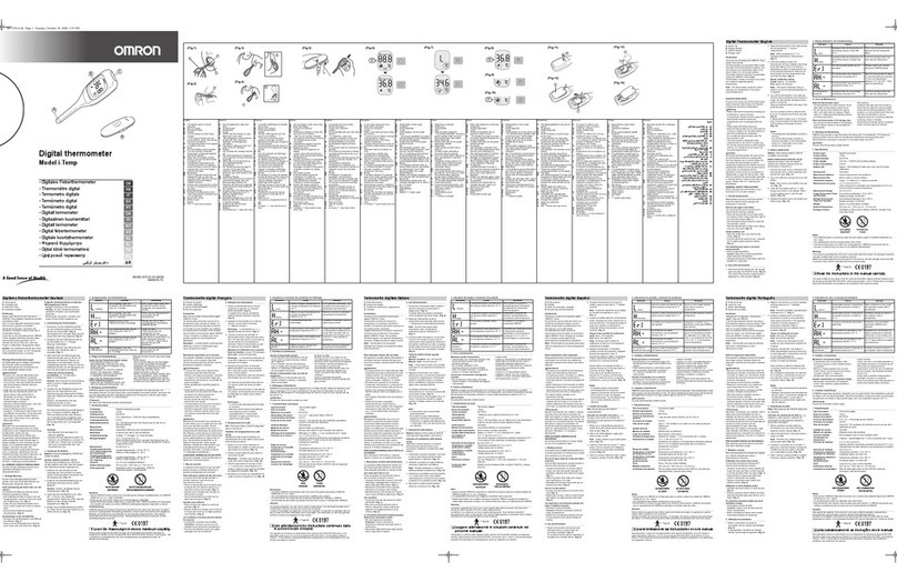 Omron i-Temp User manual Omron i-Temp User manual