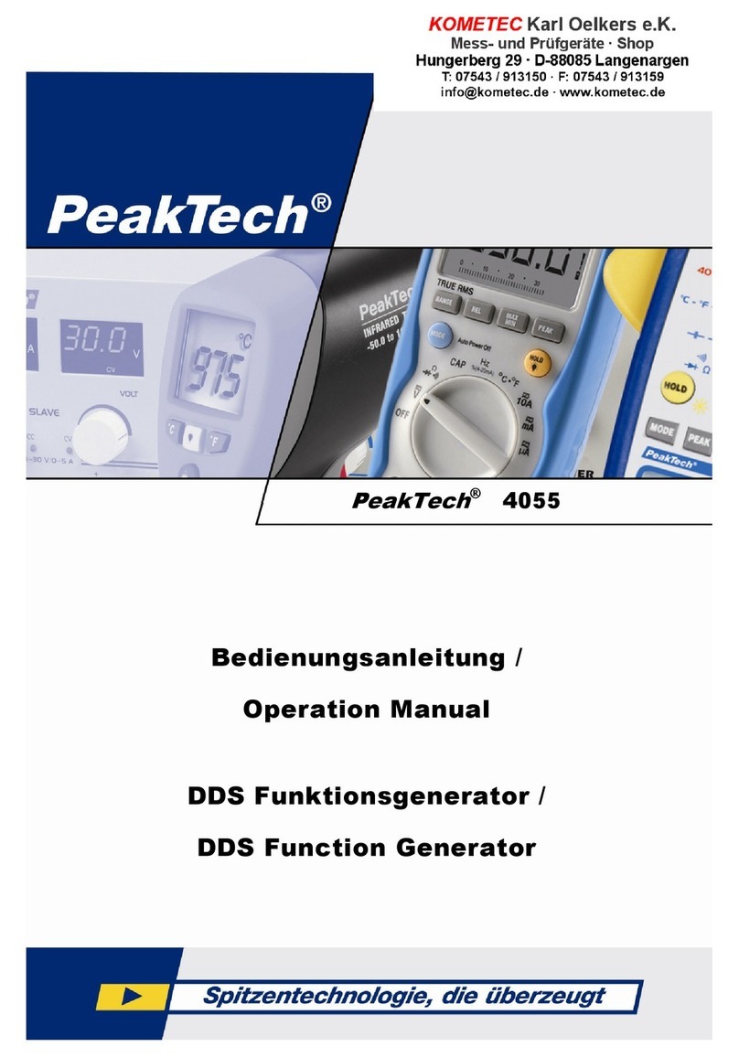 PeakTech 4055 Operation manual