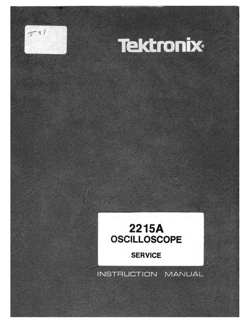 Tektronix 2215A User manual