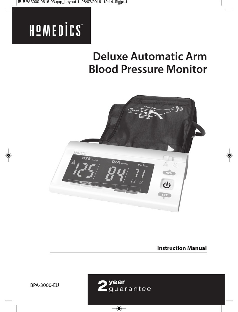 HoMedics BPA-3000-EU User manual