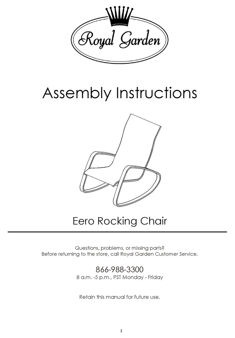 Royal garden Eero Assembly instructions Royal garden Eero Assembly instructions