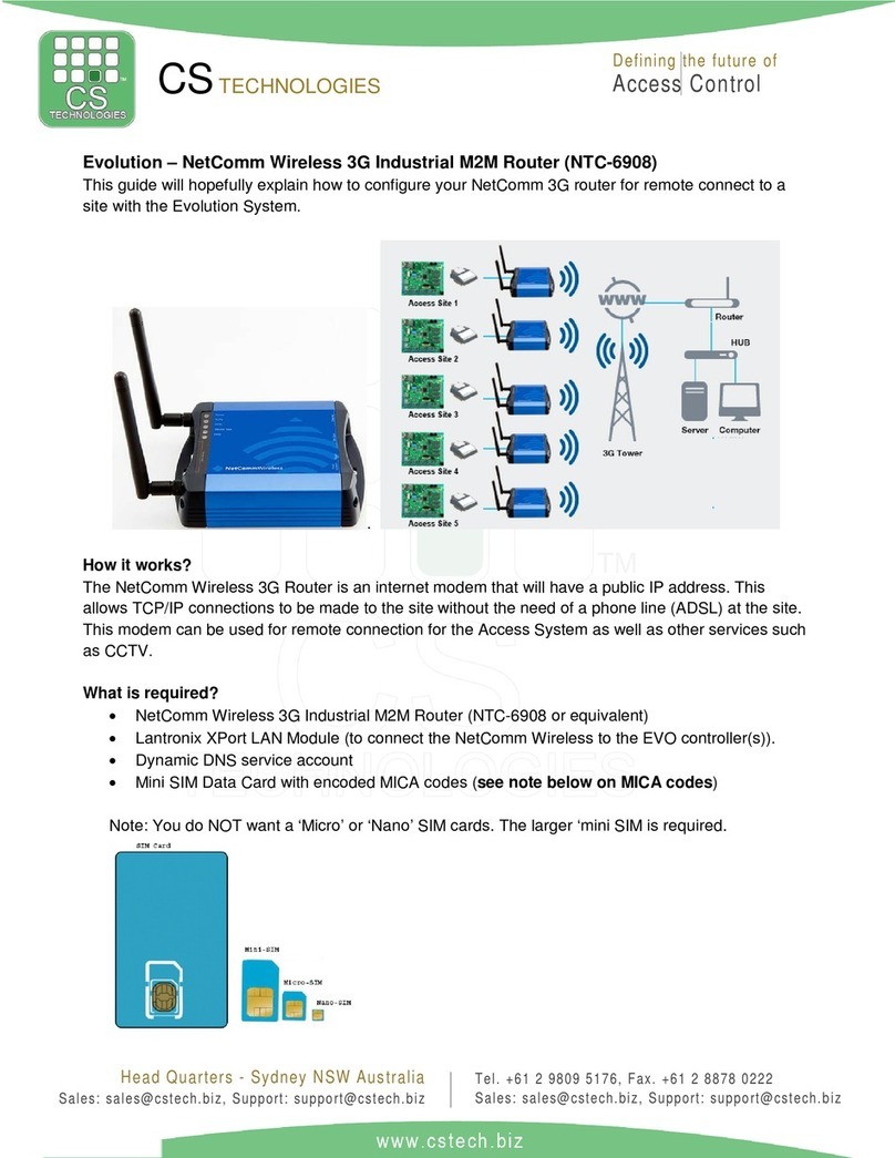 NetComm Wireless NTC-6908 User manual NetComm Wireless NTC-6908 User manual