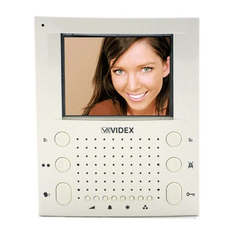 Videx SL5488 Installation instructions