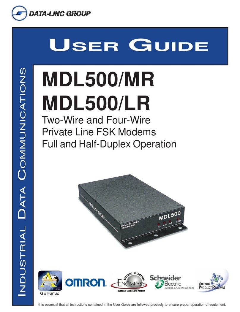 Data-Linc Group MDL500/MR User manual