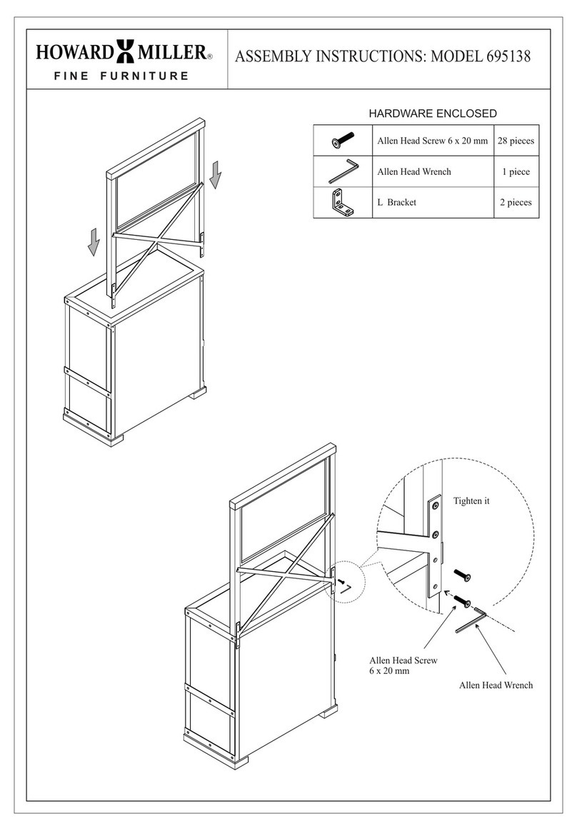 Howard Miller 695138 Assembly instructions