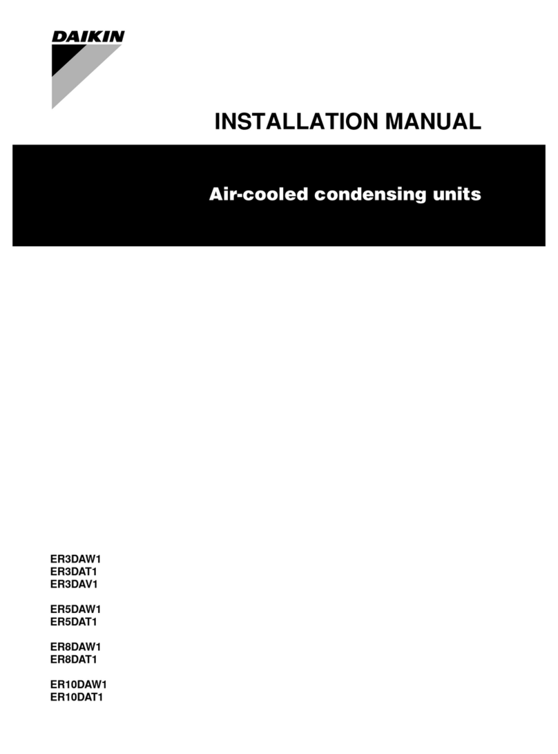 Daikin ER3DAW1 installation manual