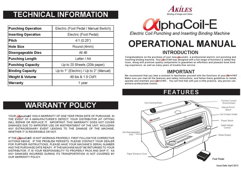 Akiles AlphaCoil-E Quick start guide