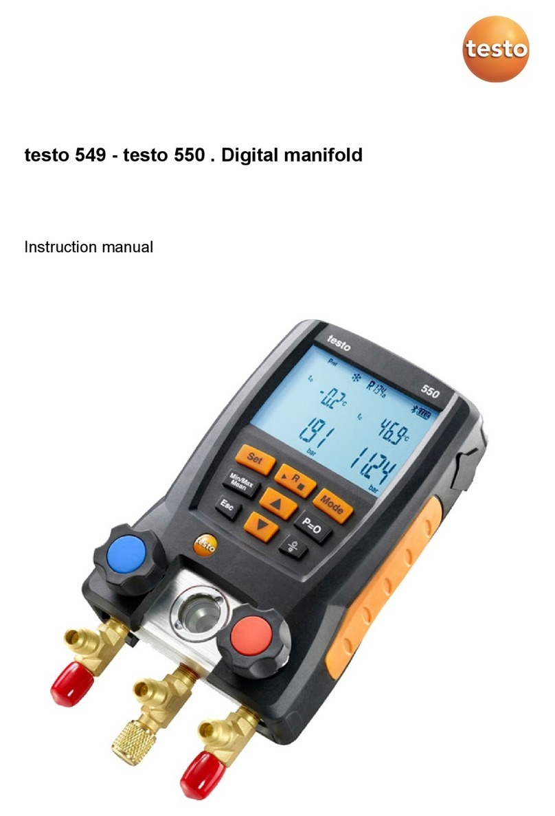 TESTO 549 instruction manual