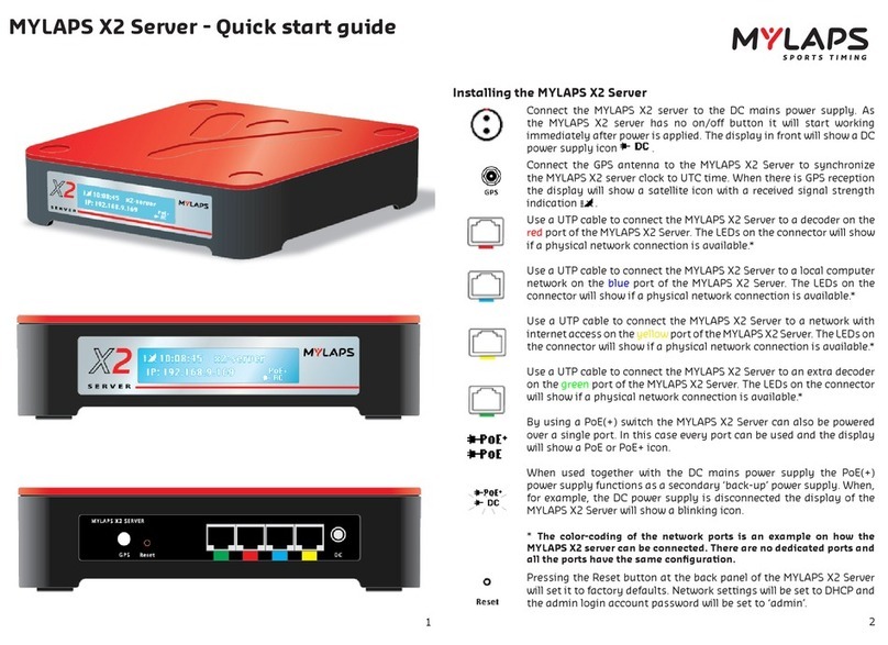 Mylaps X2 Club quick start guide
