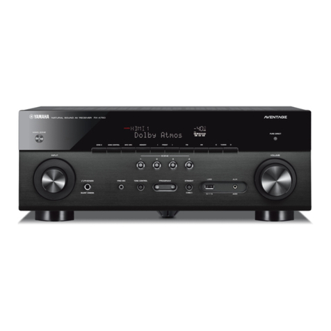 Yamaha Aventage RX-A780 User manual