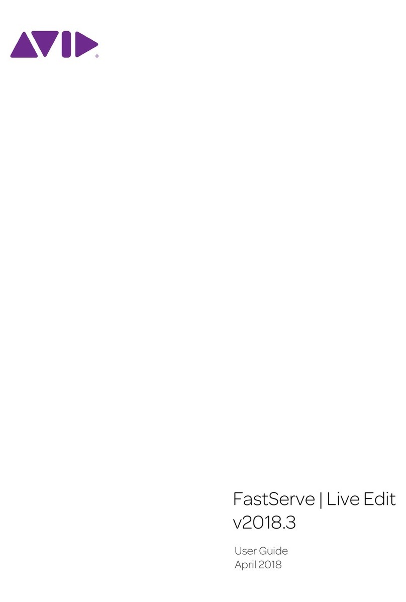Avid Technology FastServe user guide Avid Technology FastServe user guide