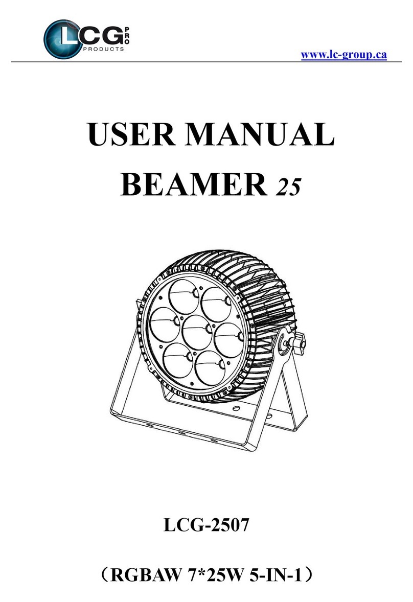 LCG BEAMER 25 User manual