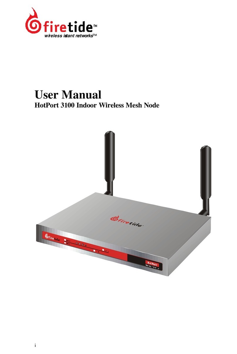 Firetide HotPort 3100 user manual