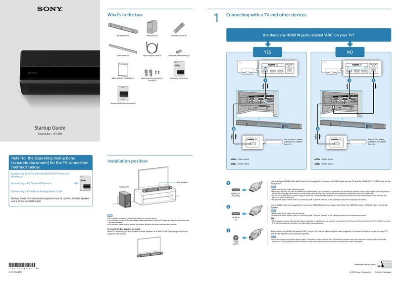 Sony HT-ZF9 User guide