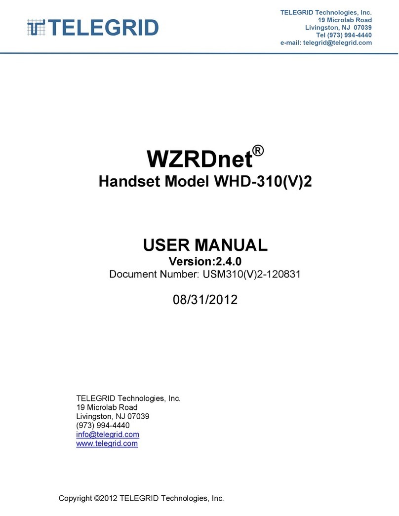 TELEGRID WZRDnet WHD-310(V)2 user manual