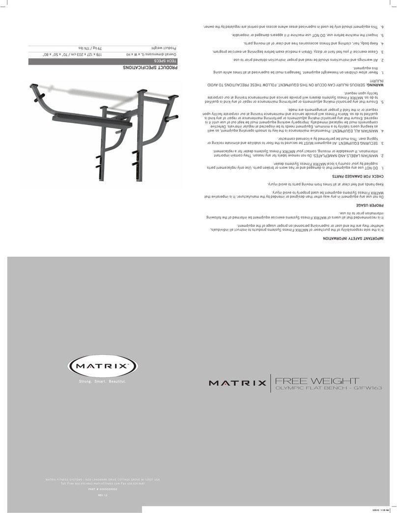 Matrix G1FW163 User manual Matrix G1FW163 User manual