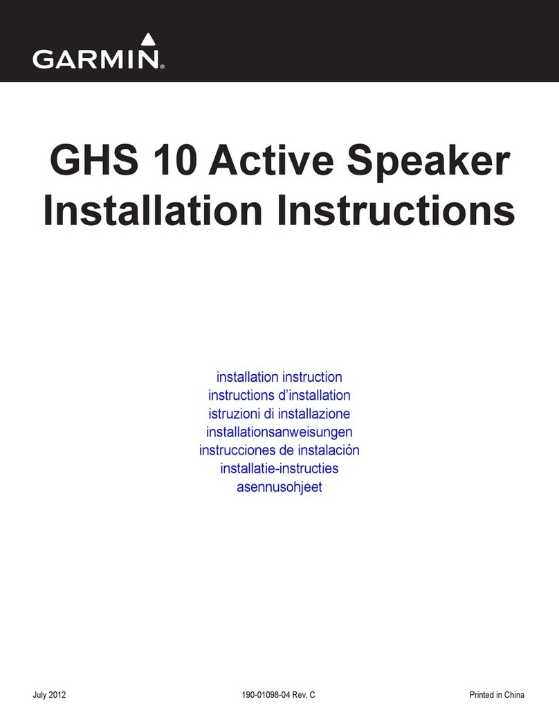 Garmin GHS 10 installation instructions